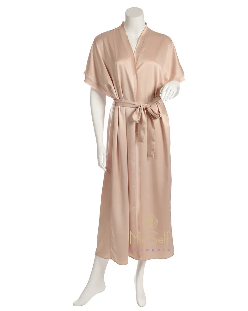 301 Heavenly Short Sleeved Long Robe