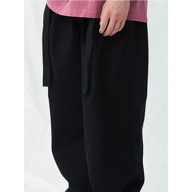 Black Straight Leg Lounge Pants