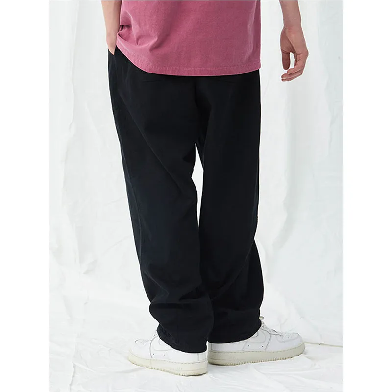 Black Straight Leg Lounge Pants