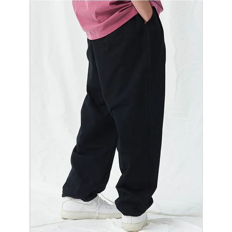 Black Straight Leg Lounge Pants