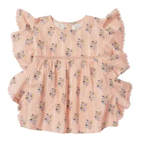 Bonheur du Jour Paris Girl Blouse Pink Bubble