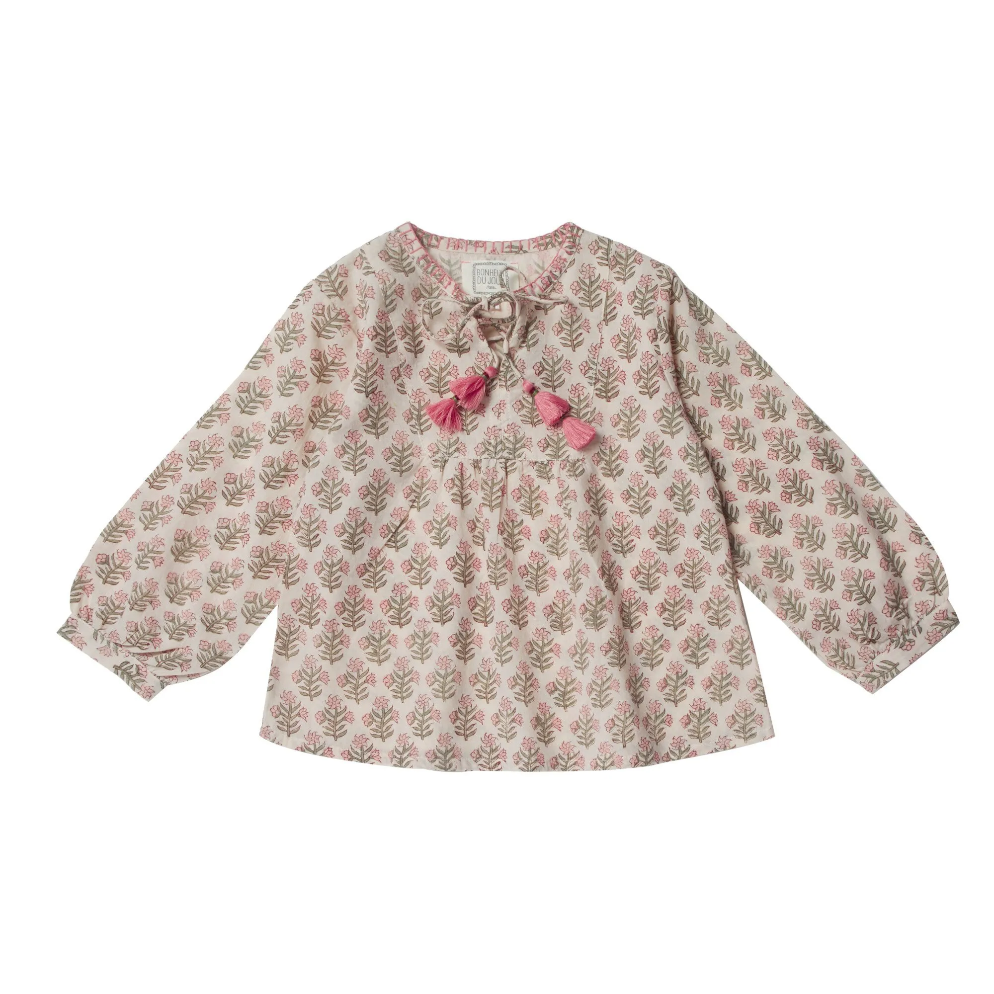 Bonheur du Jour Paris Toscana Blouse Rose/Kaki