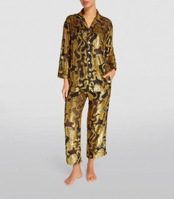 Casablanca Noble Silk Pajama Set