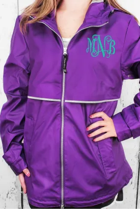 Charles River Women's New Englander Violet Rain Jacket *Customizable! (Wholesale Pricing N/A)