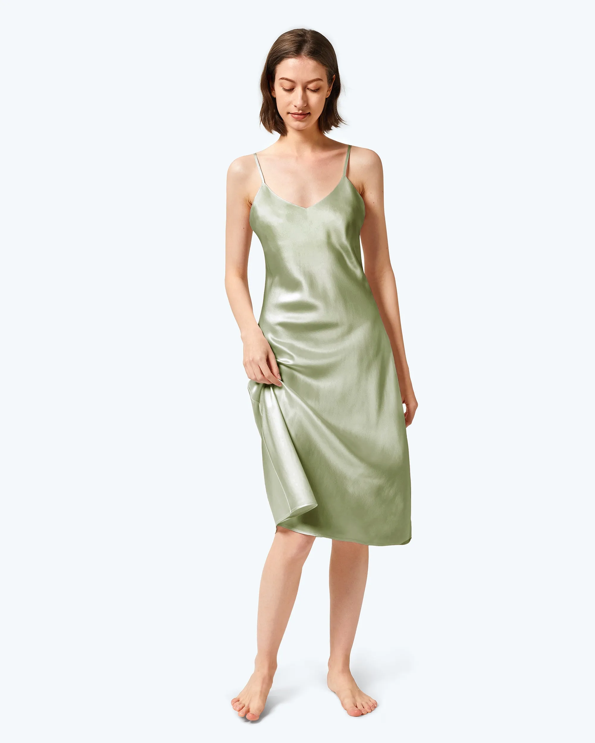 Classic Silk Night Gown