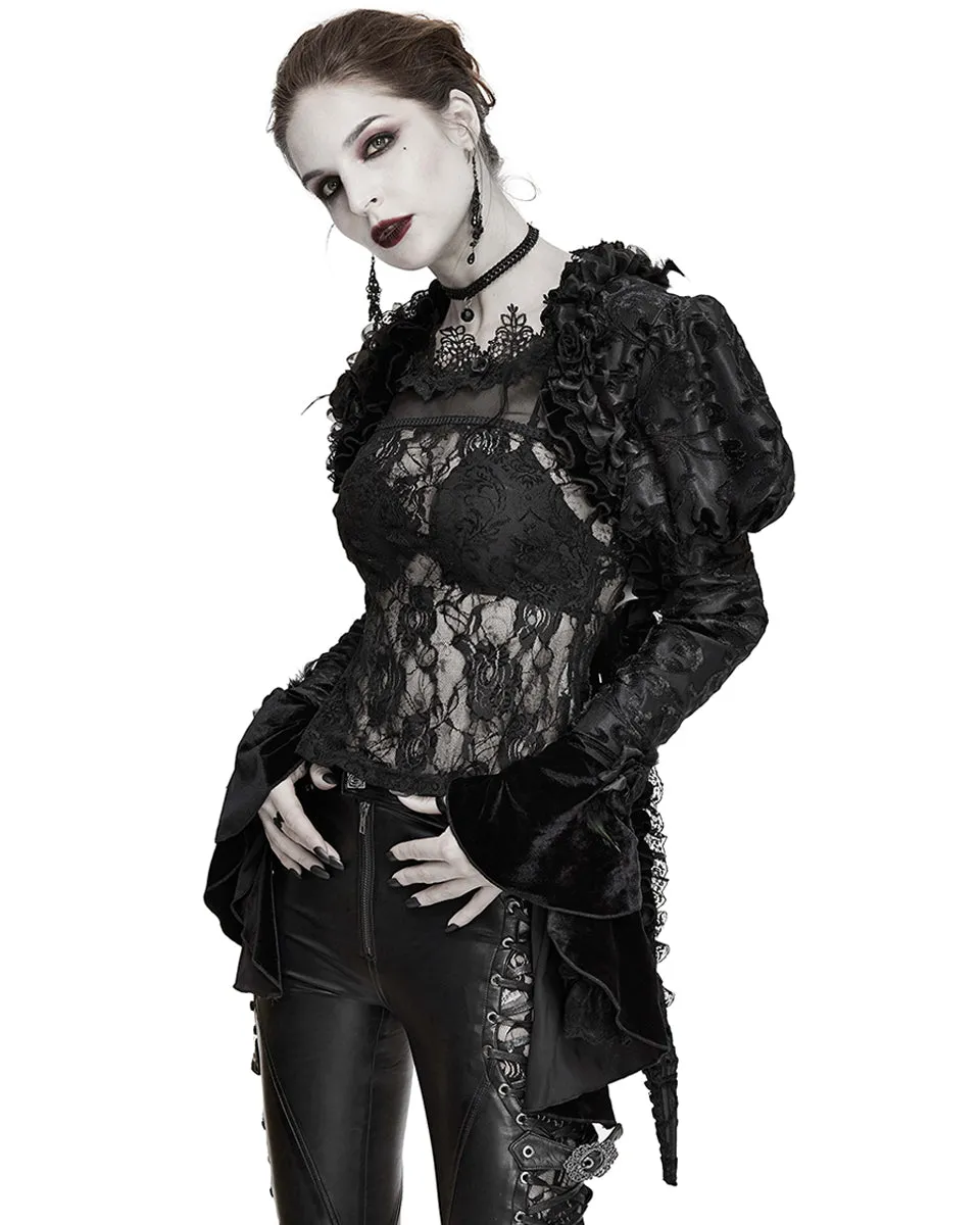 Devil Fashion Cyclamena Womens Gothic Bolero Shrug