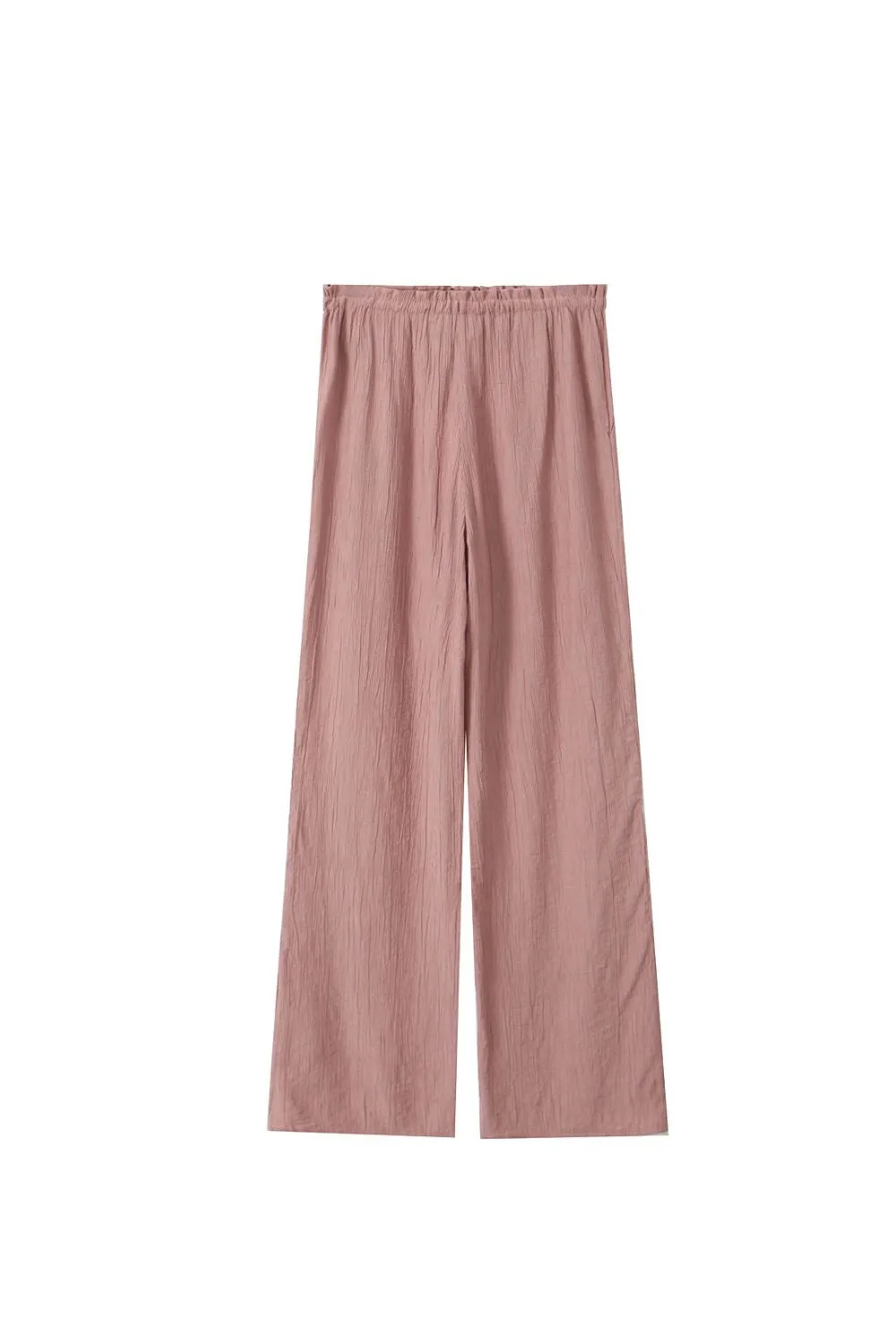 'Emily ' Textured Straight-Leg Casual Pants