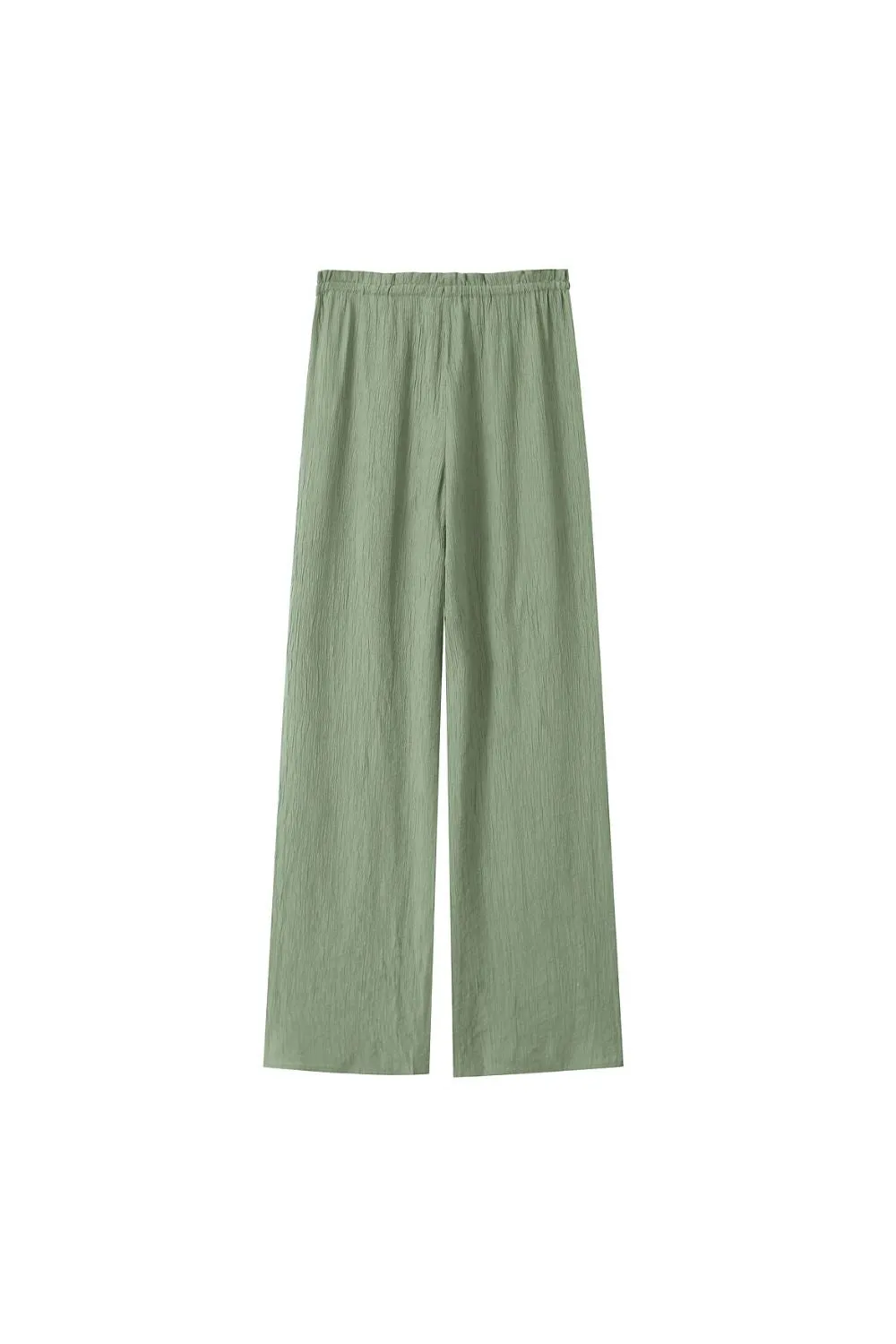 'Emily ' Textured Straight-Leg Casual Pants