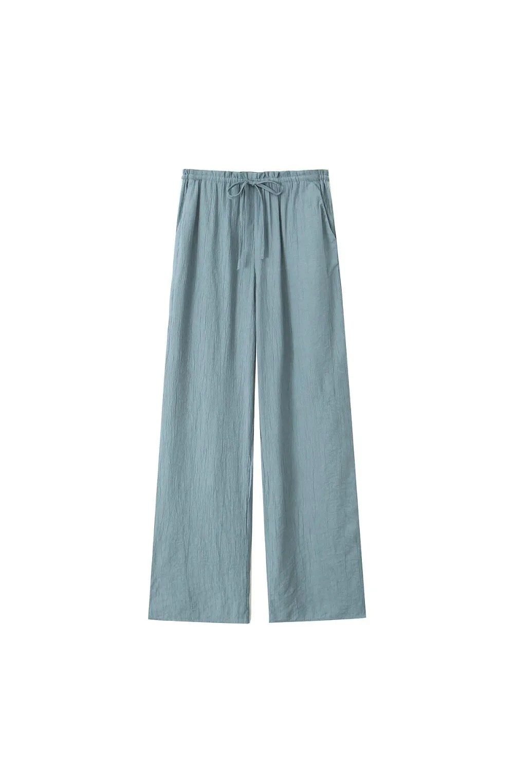 'Emily ' Textured Straight-Leg Casual Pants