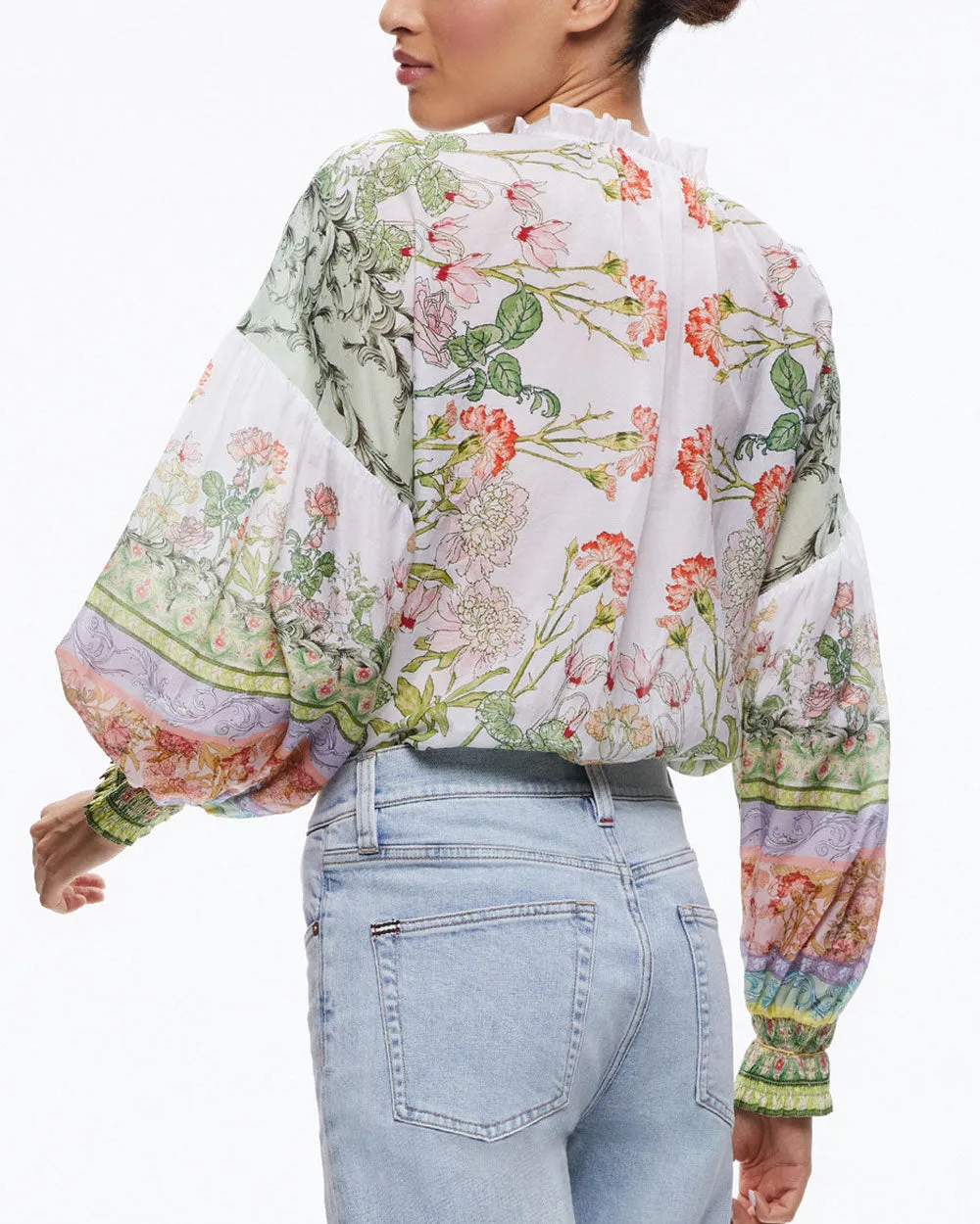 Floral Fest Julius Balloon Sleeve Blouse