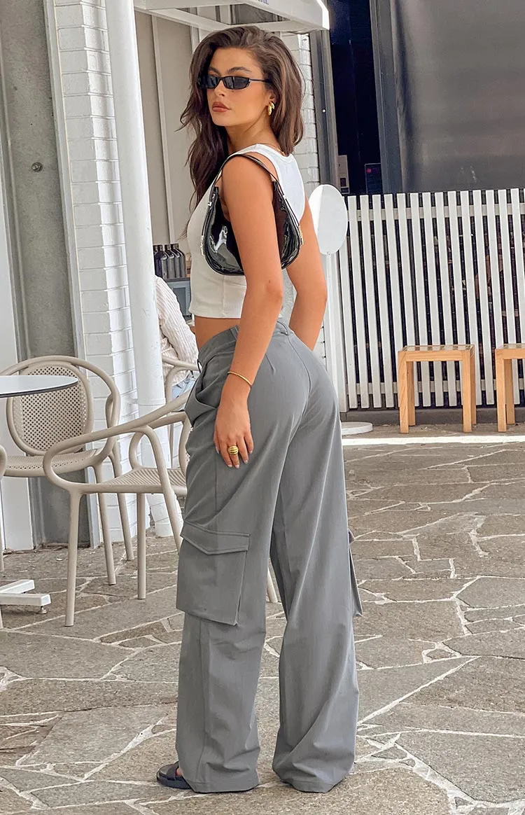 Kairos Grey Straight Leg Pants