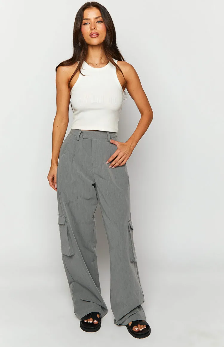 Kairos Grey Straight Leg Pants