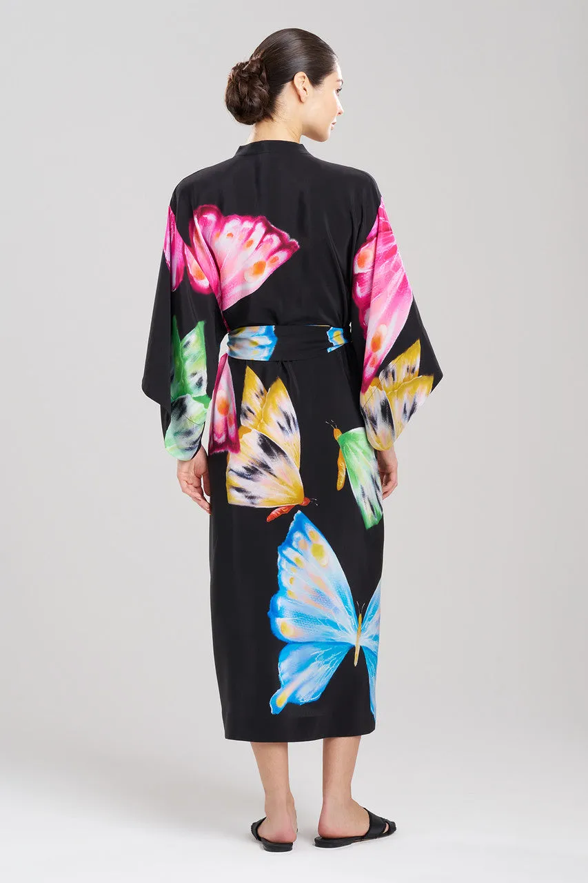 Kyoko Butterfly Tassel Silk Robe