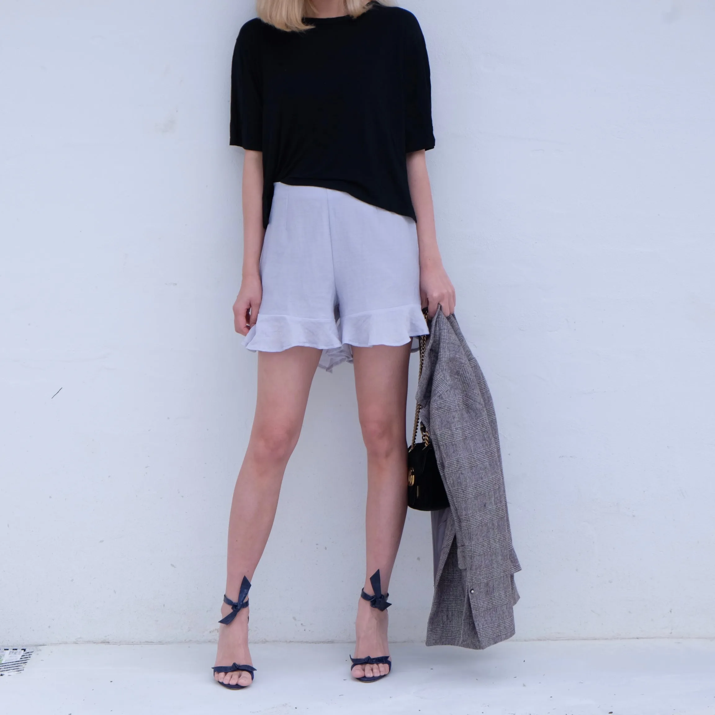 LEANNE RUFFLE SHORTS