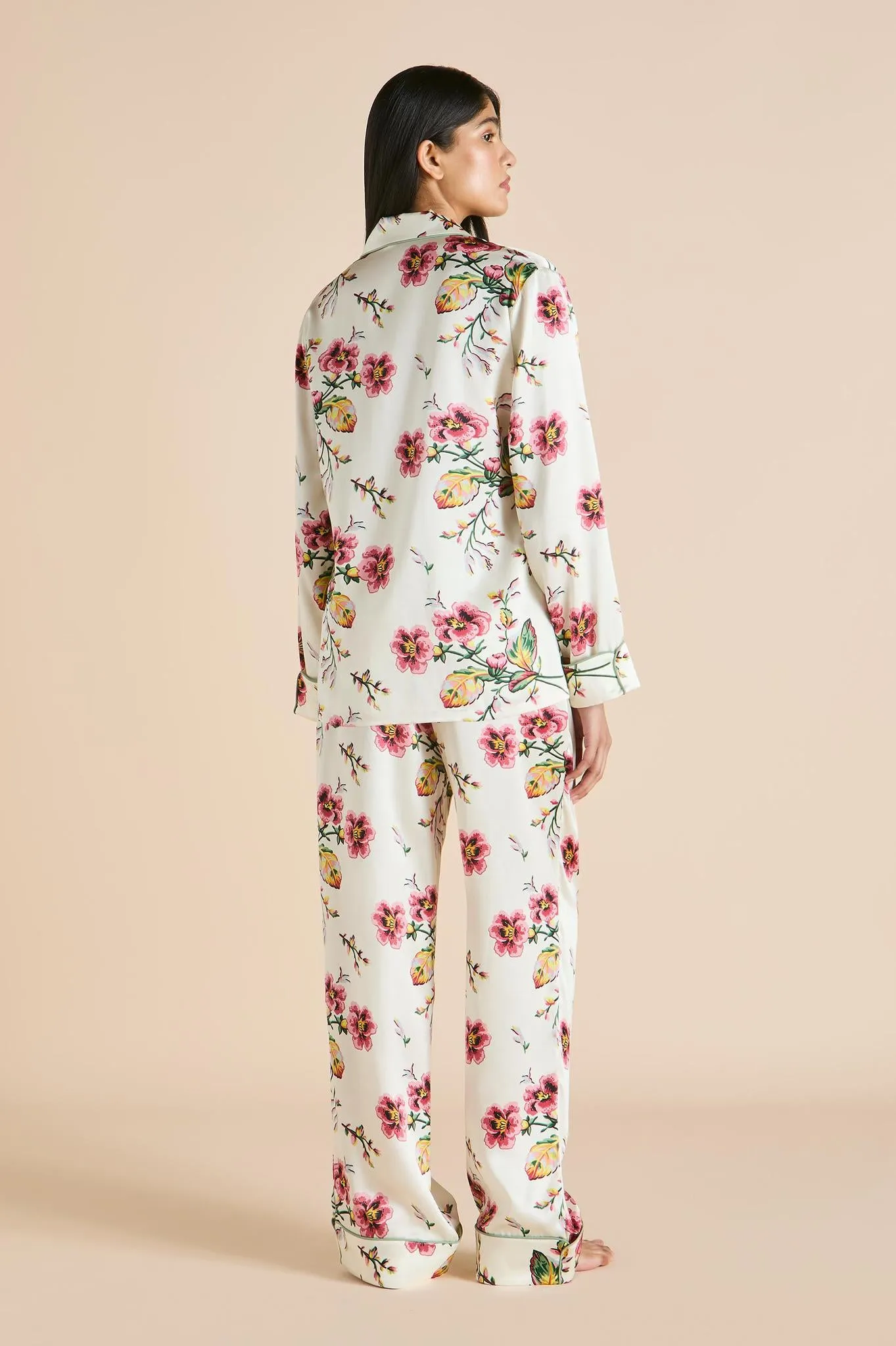 Lila Maugham Silk Long Pajama Set