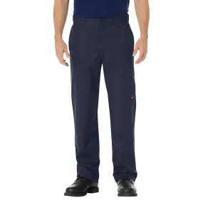 NEW - Dickies Men's FLEX Regular Fit Straight Leg Double Knee Work Pants - Dark Navy 36x30