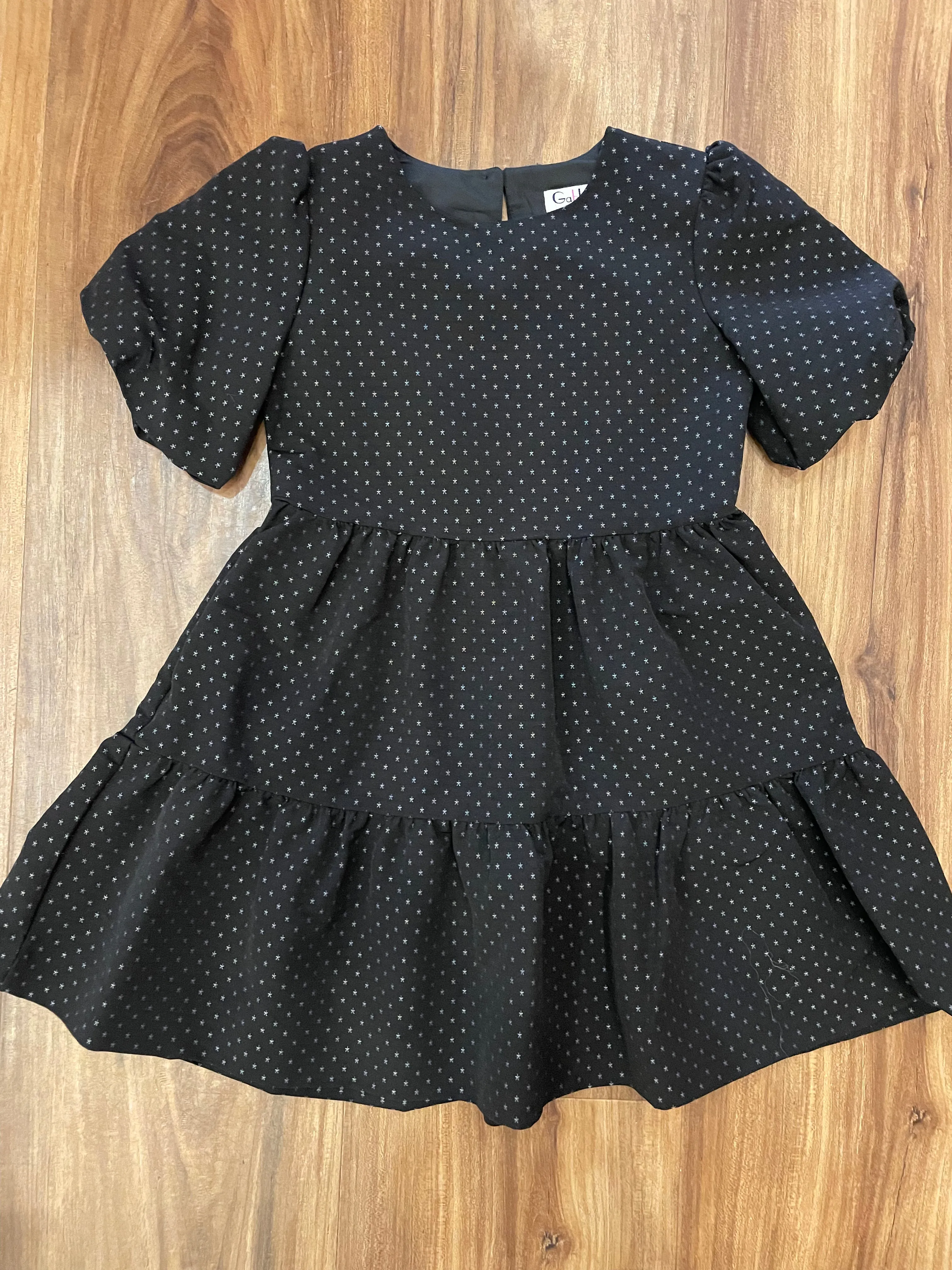 Tilly Black Tiered Dress