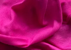 Vivid Tropical Fuschia Rayon & Silk Tissue Knit (Made in Italy)